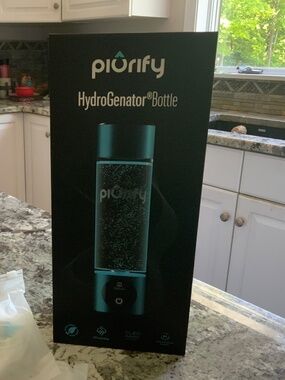 PIURIFY Hydrogen Water Bottle Generator | Up to 6300+ PPB in 3 Cycles | Molecula